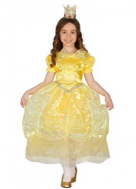 Fato de Princesa História Amarela para menina