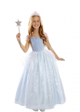 Blue Fairytale Princess Costume for Girls