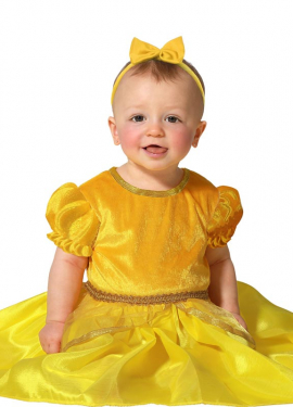 Radiant Gold Princess Costume for Baby