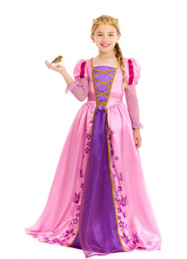 Pink princess costume for girls