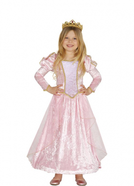 Pink princess costume for girls