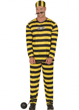 Prisoner costume for men