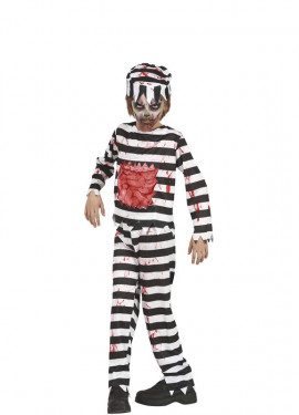 esfuerzo pacífico Roux Disfraz de Prisionero Zombie para niños