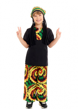 Rastafarian costume for kids