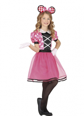 Pink mouse costume for girls