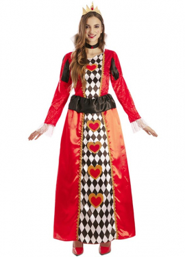Queen of Hearts costume for women