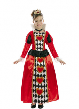 Queen of Hearts costume for girls