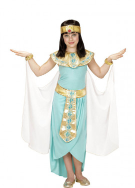 Costume da principessa Cleopatra faraone egiziano antico egitto per bambini