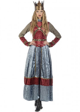 disfraz de medieval hortelana para mujer