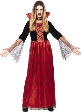 Red Ancient Vampire Queen Costume for Women