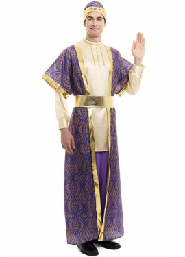 Purple King Balthazar costume for men