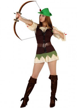 Fato de Robin Hood sexy para mulher