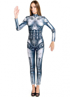 Cyborg Robot Costume for Women