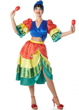 Caribbean Rumbera Costume for Women