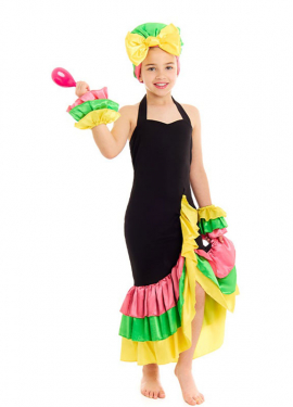 Rumba costume for girls