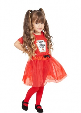 Famous Tomato Sauce Costume on a Baby Dress