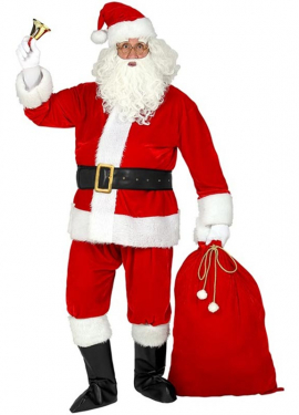 Costume de Père Noël professionnel pour homme