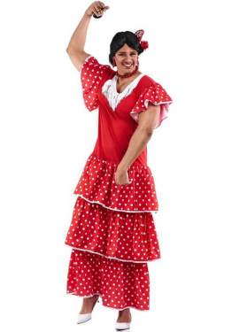 Sevillana costume with polka dots for men