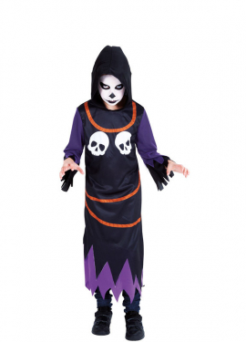 Costume de crâne de nuit pour enfants