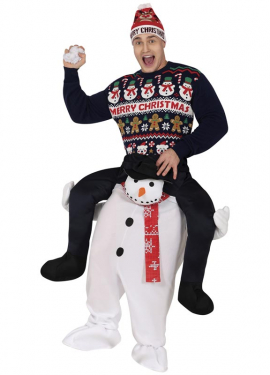 Snowman Riding Snowman Costume