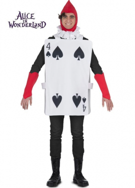 Men's Queen of Spades Card Soldier Costume