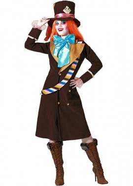 Brown Mad Hatter Costume for Women