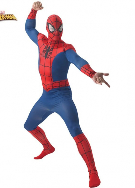 Spiderman-Kostüm mit Deluxe-Maske für Herren