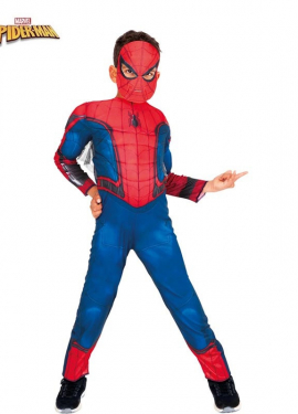 Deluxe Muscle Spiderman Costume for Boys