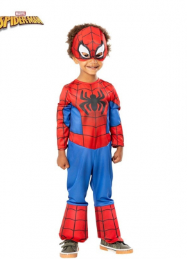 Costume classico da Spidey con maschera per bambini