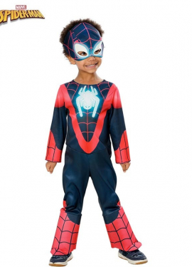 Spinn Gid Vorschul-Spiderman-Kostüm mit Maske für Jungen