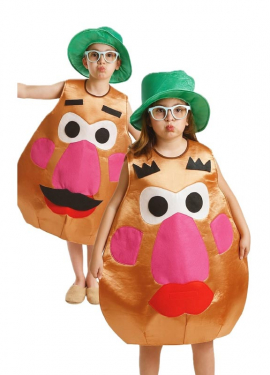 Fato de Mr. Cara Potato para crianças dos 8 aos 10 anos