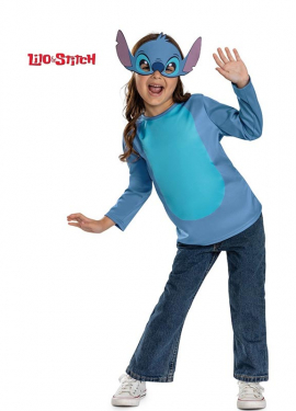 Costume Basic Stitch con maschera per bambina