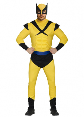 Yellow Super Wolf Costume for Men