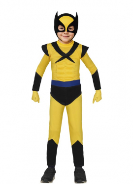 Yellow Super Wolf Costume for Boys