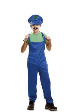 Fato de super encanador verde para menino