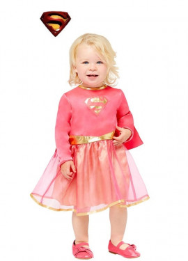 Pink Supergirl costume for girls and babies