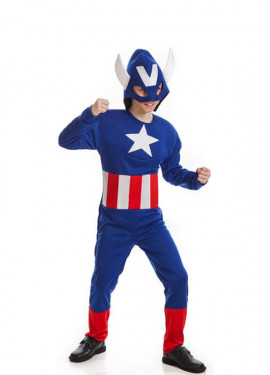 Costume da Supereroina Capitan America per donna