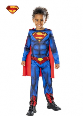 Superman Green Col Boxed Costume for Boys