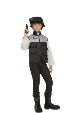 SWAT costume with accessories for children