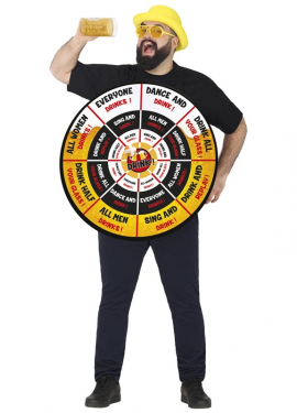 Men's Drinking Dart Board Costume