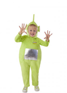 jamón Frotar Práctico Disfraz de Teletubbies Dipsy Verde para niños
