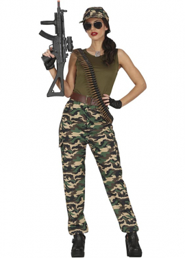 Women's Lieutenant Soldier Costume