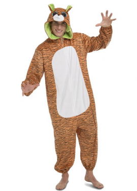 Big eyes tiger costume for adults