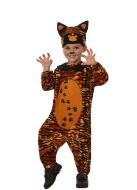 Fato de tigre para bebês