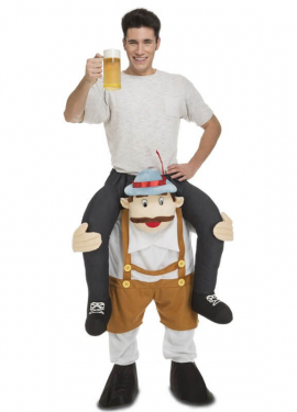 Tyrolean Oktoberfest shoulder-length costume for adults