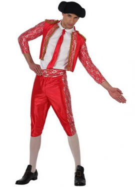 Red bullfighter costume for men