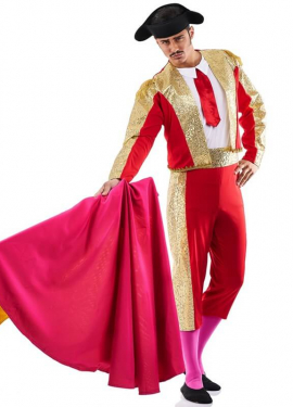 Red Bullfighter costume for men