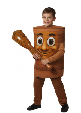 Tung -Kostüm Tung Sahur für Kinder