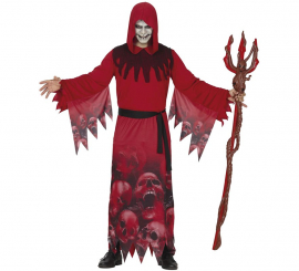 Men's Red Grim Reaper Robe Costume