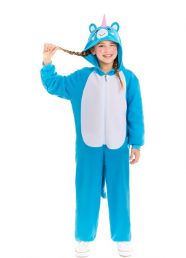 Blue Unicorn Costume for Kids